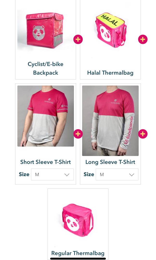 Foodpanda Rider Set, Men's Fashion, Activewear on Carousell