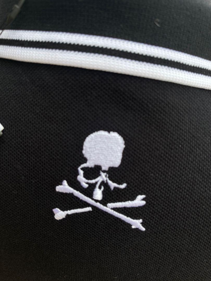 Collab ファッション FREDPERRY MASTERMIND ALLOVER SKULL SHIRT