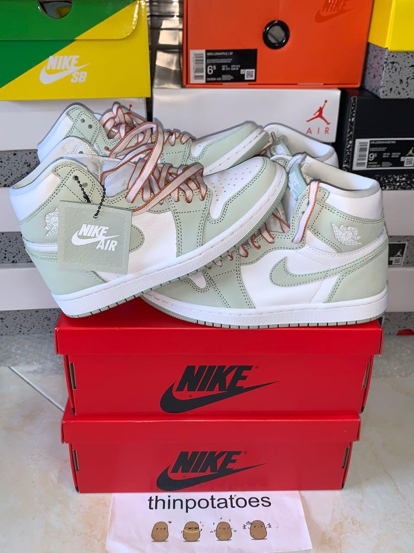 FULL SIZES Air Jordan 1 High OG Seafoam Women WMNS W CD0461 002
