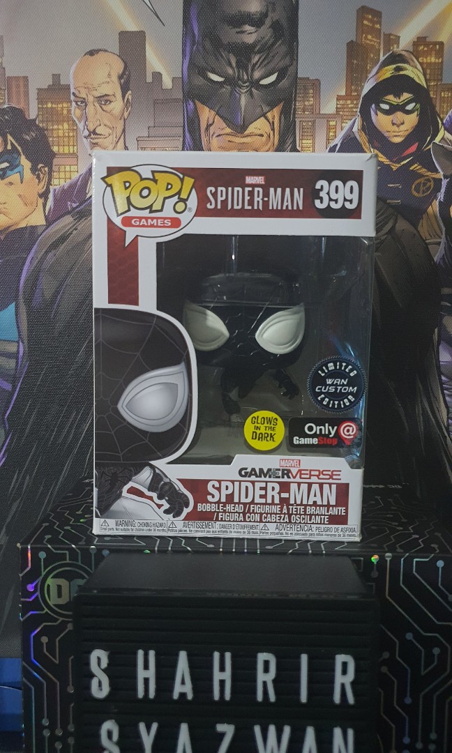 Negative suit spiderman pop discount