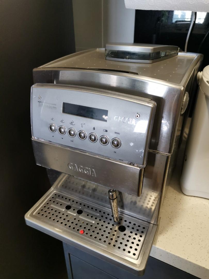Gaggia Titanium Super Automatic Espresso Machine TV Home