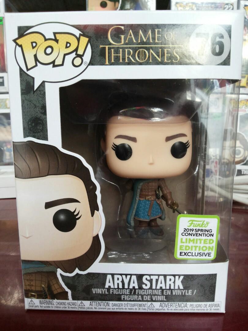 Arya stark funko pop eccc clearance