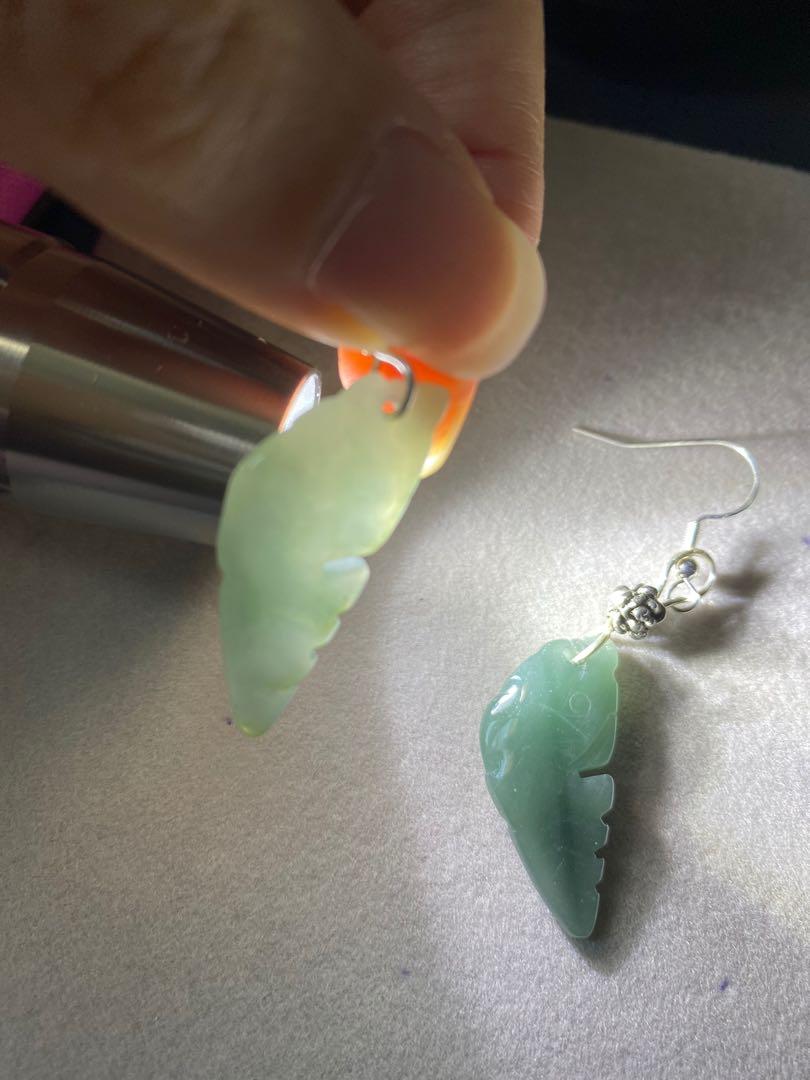 Genuine Jade Handmade Earrings Women s Fashion Jewelry