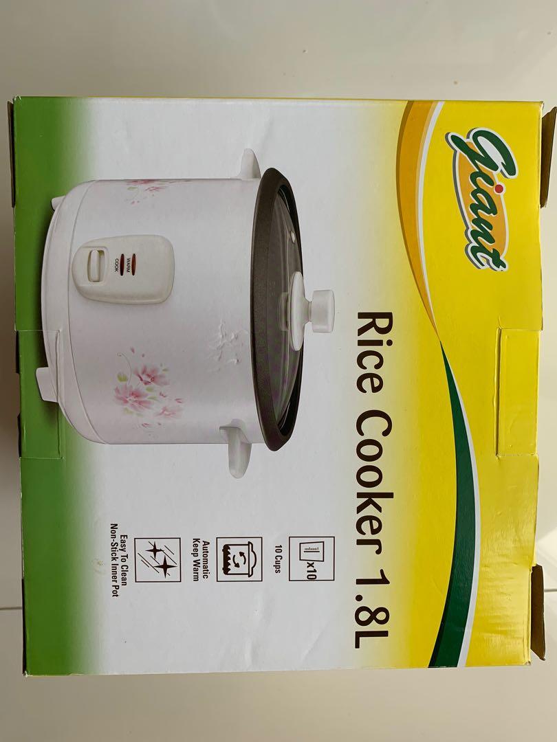 Giant Rice Cooker 1.8L (7244), TV & Home Appliances, Kitchen Appliances, Cookers on Carousell