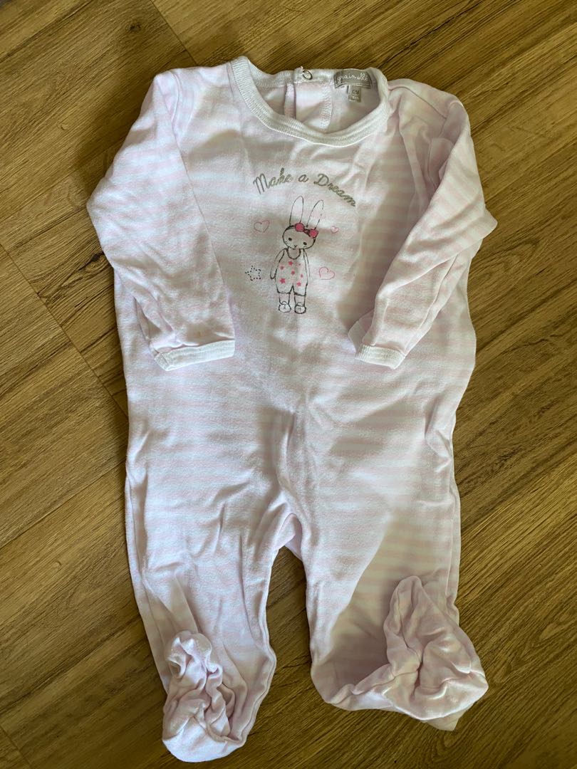 Grain de Ble Baby Sleepsuit 12 months Babies Kids Babies Kids Fashion on Carousell