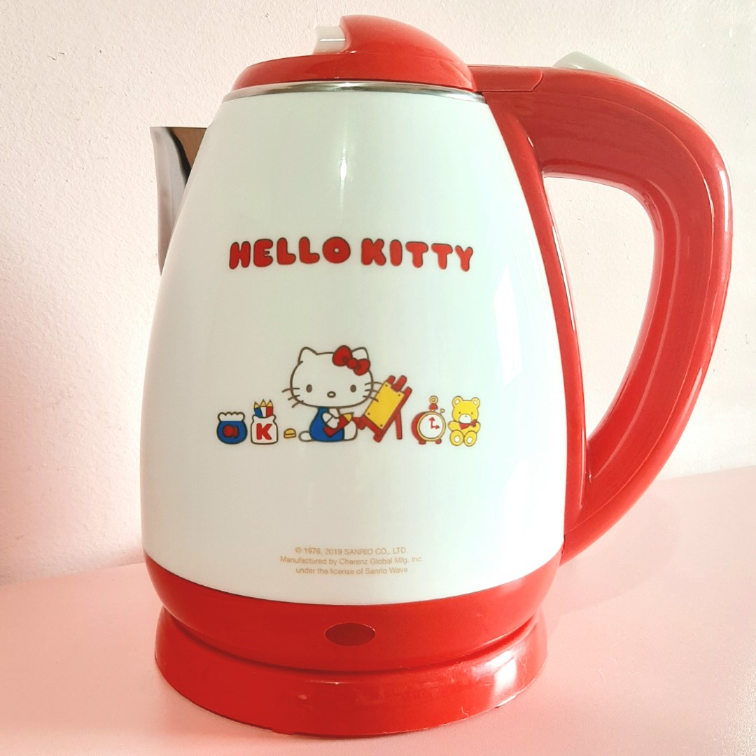 Hello Kitty Electric Kettle, Furniture & Home Living, Kitchenware & Tableware, Coffee & Tea