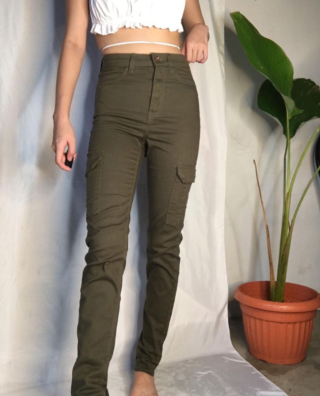 H&m slim cargo pants sale