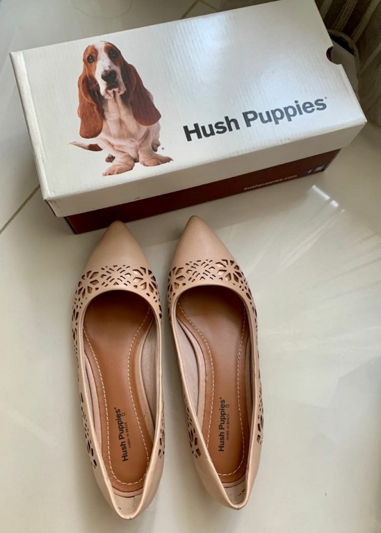 Flat shoes hush puppies online