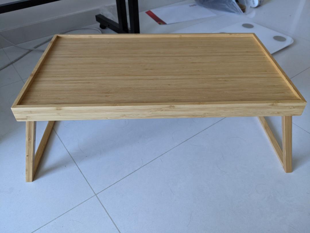 IKEA bamboo tray, Furniture & Home Living, Furniture, Tables & Sets on