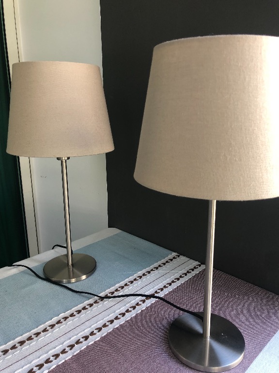 IKEA Bedside Lamps, ALMHULT, Furniture & Home Living, Lighting & Fans