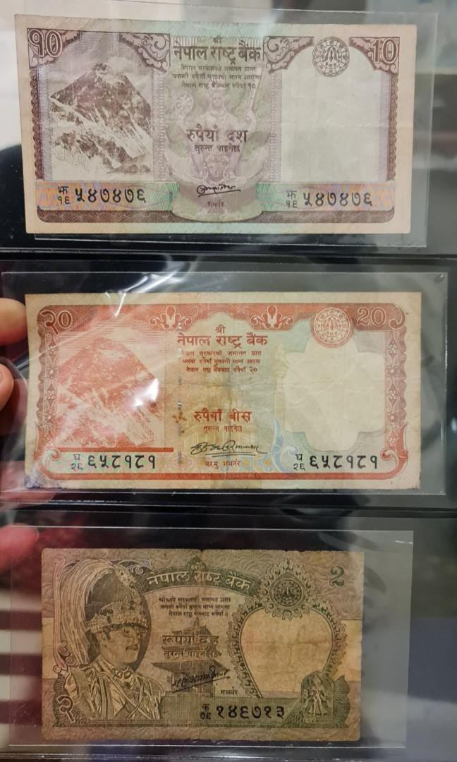 Nepal Old Notes Antiques Currency On Carousell