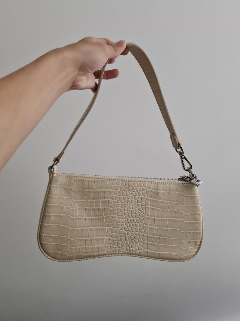JW Pei Eva Shoulder Bag Ivory Croc, Women's Fashion, Bags & Wallets, Shoulder Bags on Carousell