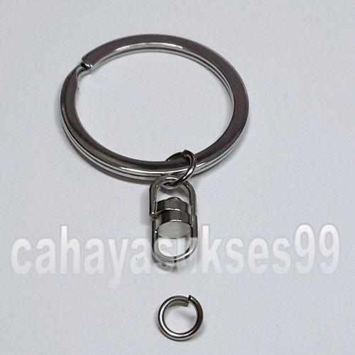 CleverDelights 2 Key Rings - 10 Pack - Large Split Key Rings - Strong Key Chain Ring Connector - 2 inch