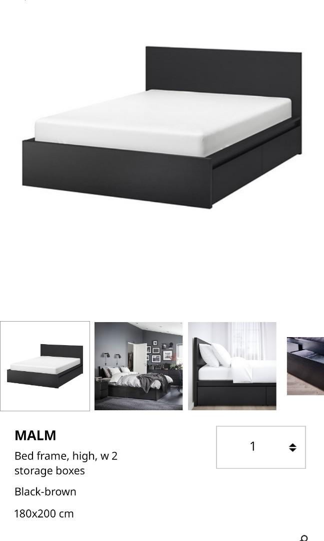 King Size Bedframe Ikea Malm, Does Ikea Have King Size Bed Frames