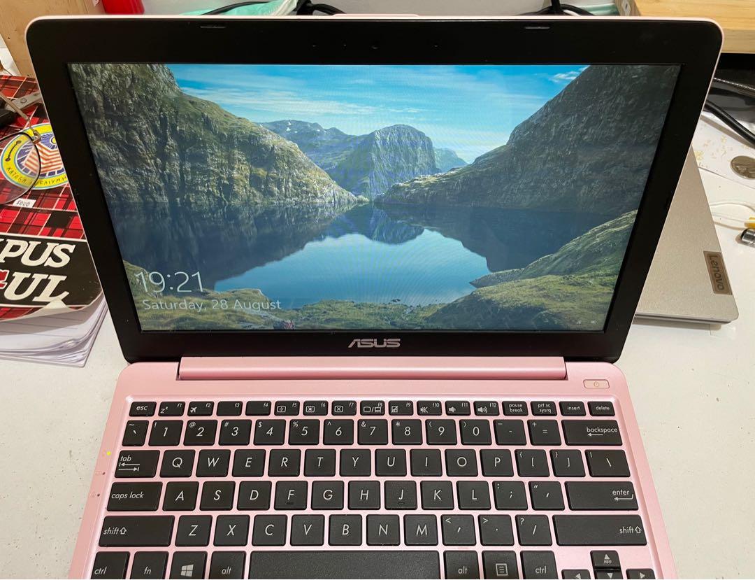 Laptop Asus Vivobook E203 Intel N4000 2gb Ram Pink Elektronik Komputer Laptop Di Carousell 6141