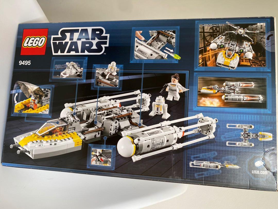 LEGO Star Wars A New Hope Gold Leader s Y Wing Starfighter Set 9495 Hobbies Toys Toys Games on Carousell