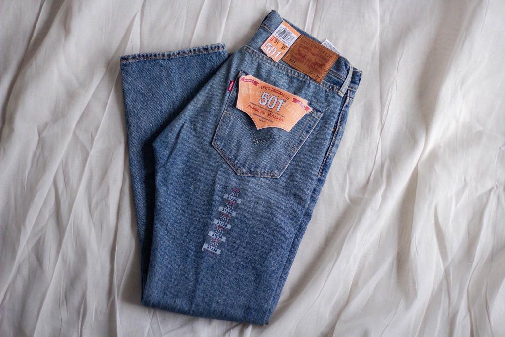 Levi's 501 White Oak Cone Denim, Men's Fashion, Bottoms, Jeans on Carousell