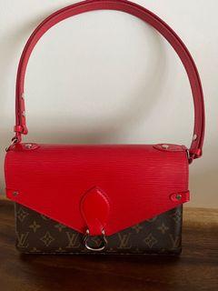 Saint cloud cloth handbag Louis Vuitton Beige in Cloth - 36049606
