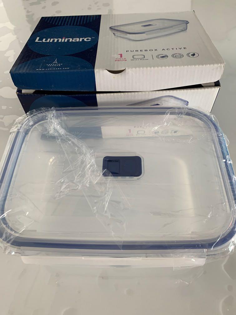 Luminarc leak proof microwave safe container, Furniture & Home Living