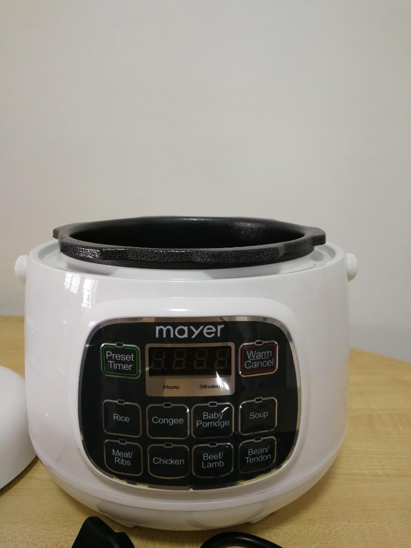 Mayer 1.6L Mini Pressure Cooker MMPC1650 TV Home Appliances Kitchen Appliances Cookers on Carousell