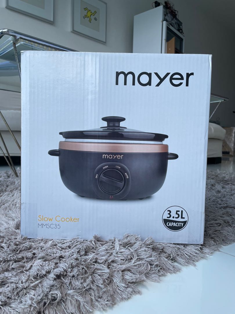 MAYER slow cooker (3.5 litres), TV & Home Appliances, Kitchen