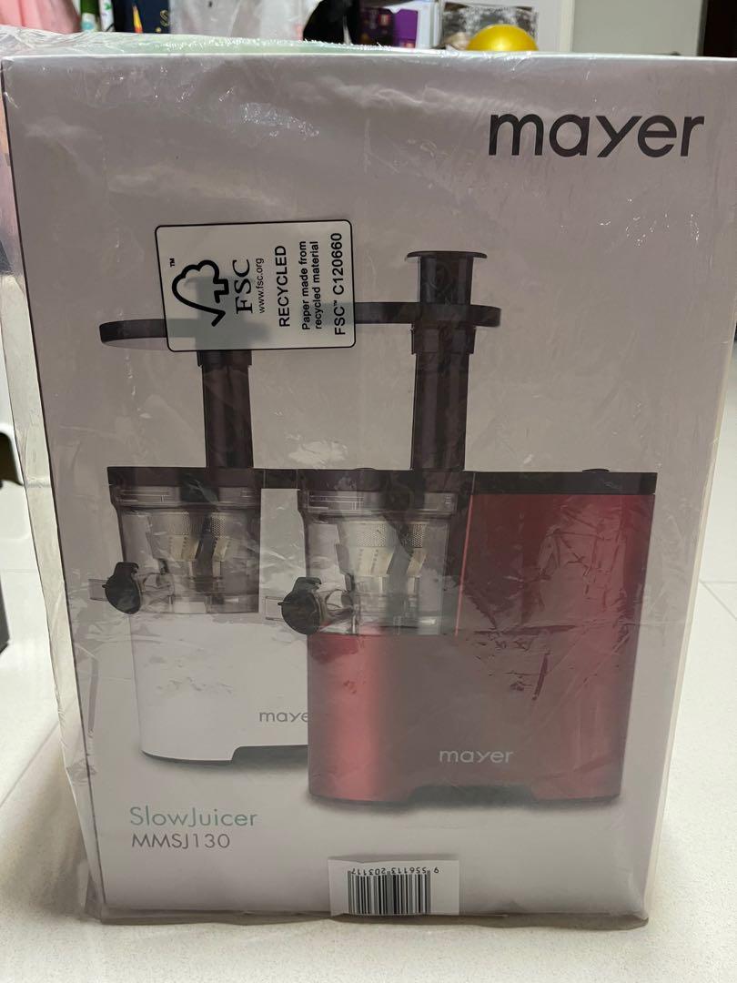 Mayer Slow Juicer, TV & Home Appliances, Kitchen Appliances, Juicers