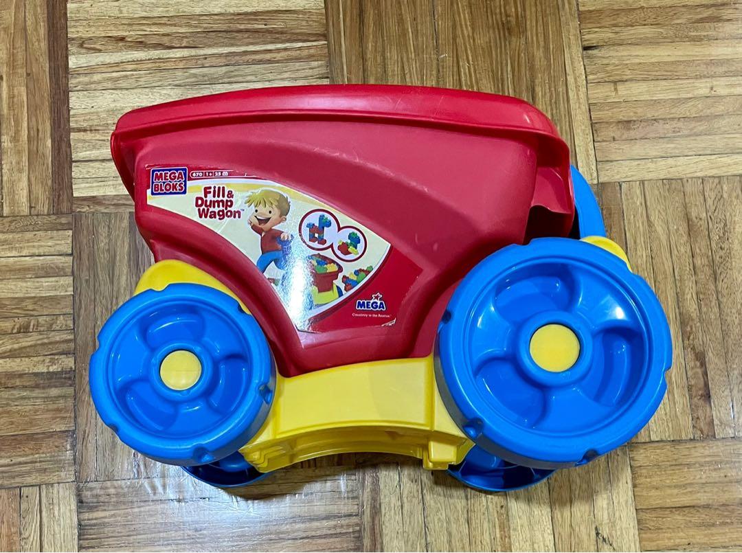 Mega Bloks Fill and Dump Wagon Hobbies Toys Toys Games on