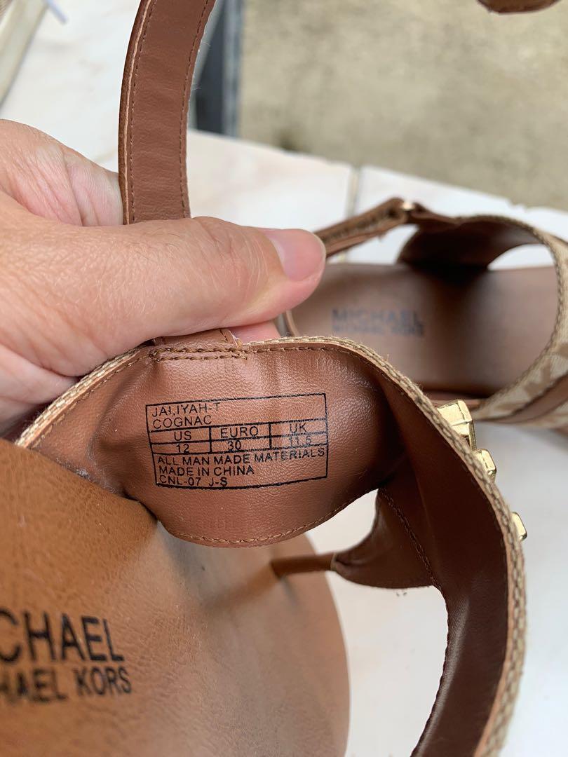 Michael kors cognac sandals 2025