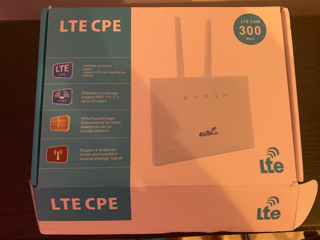 Modified Modem Wifi LTE CPE 300Mbps download speed seehere, Computers
