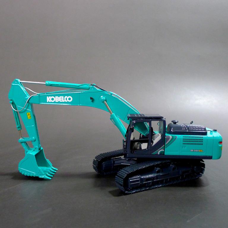 Motorart 1:50 Diecast Kobelco SK380 High Detailed Hydraulic Crawler  excavator with metal caterpillar tracks Construction model