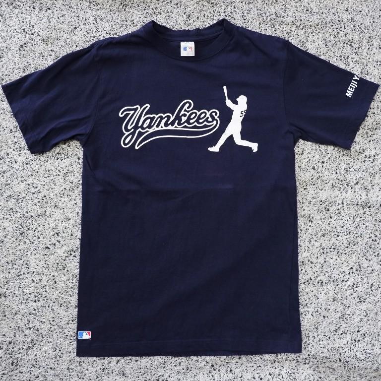 Kaos MLB Original, Fesyen Pria, Pakaian , Atasan di Carousell