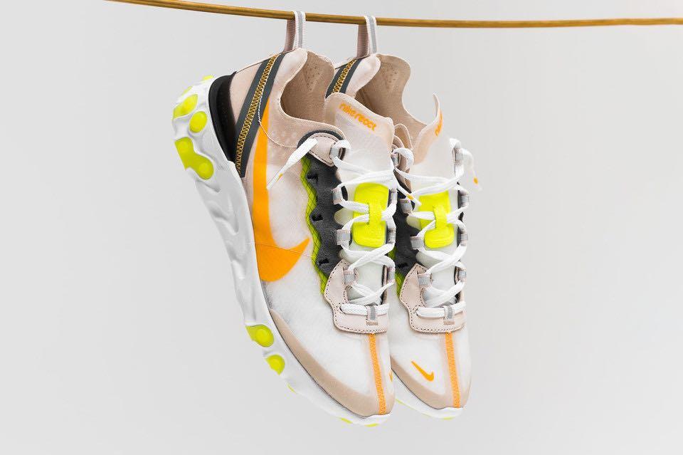 2x Nike React Element 87 (Category: Sneakers) located in Singapore. Submitted by blvckbeard (Listing ID 1110092527, Image 2). Description: Selling 2 pair of react element 87 didnt use it for quite some time. Not much damaged cause well taken care of. Price negotiable. Interested can DM me. Comes with no box. .