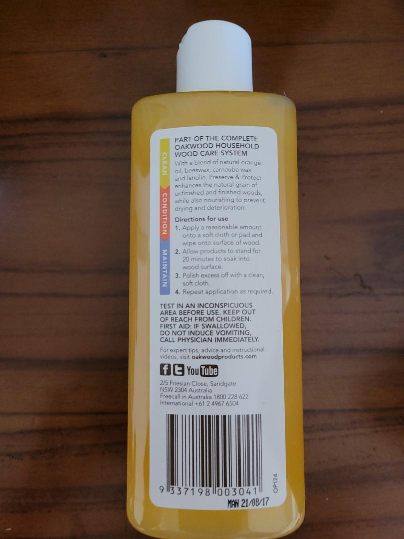 Oakwood Preserve & Protect Conditions, Furniture & Home Living