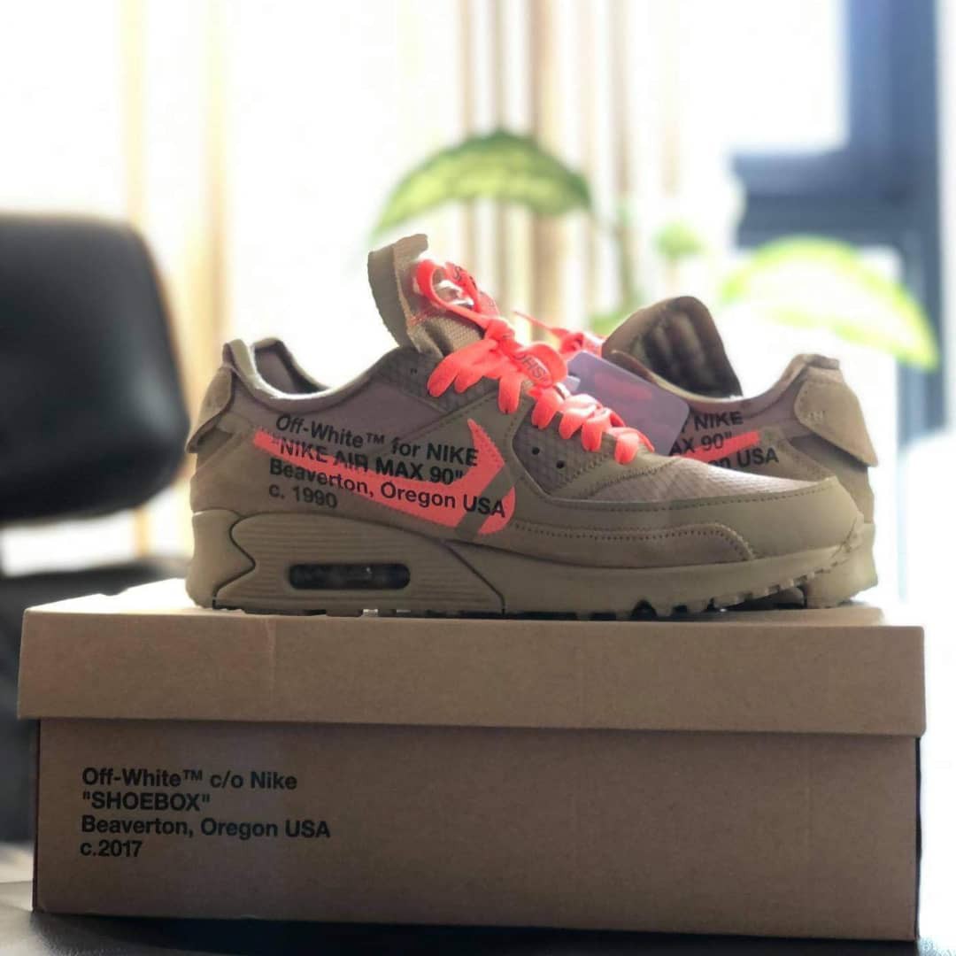 Fake off white air max discount 90 desert ore