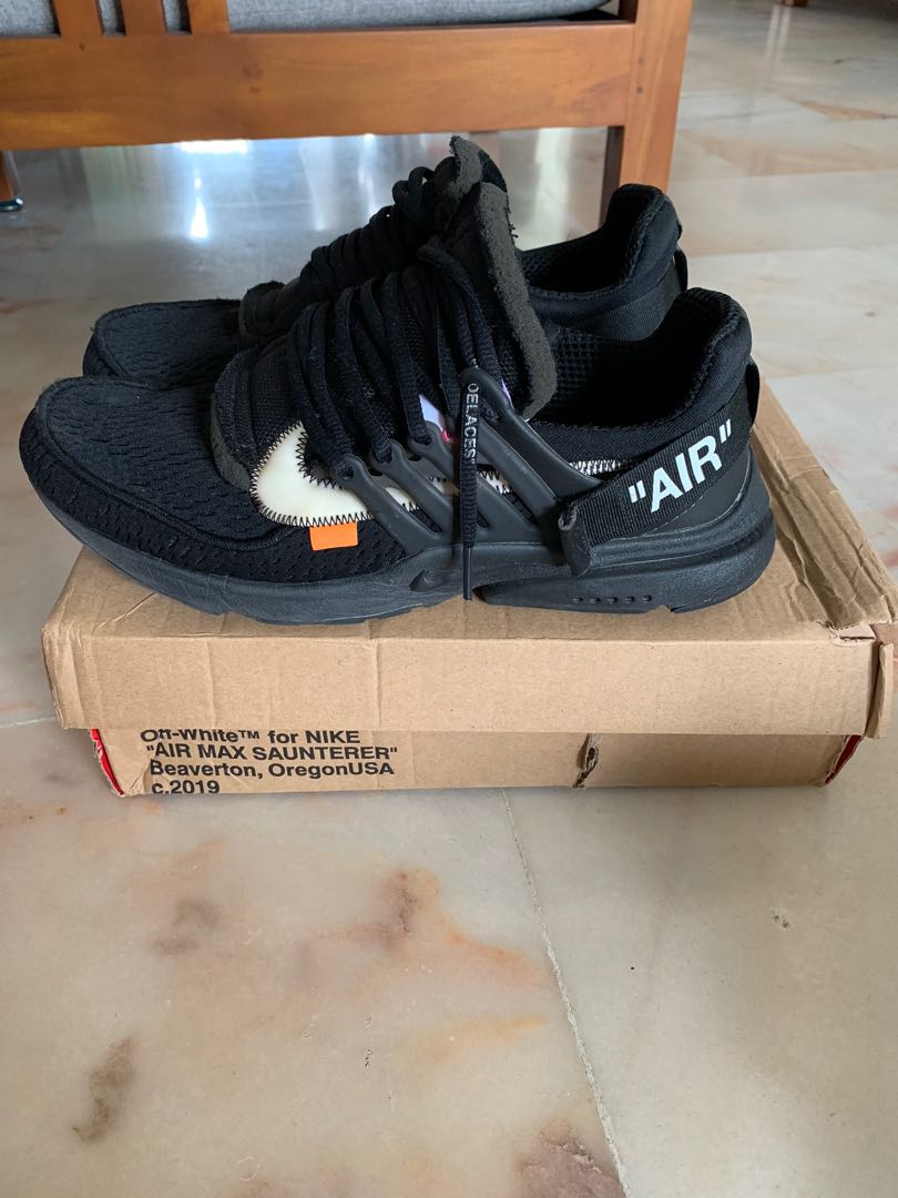 Nike air max saunterer off white price on sale