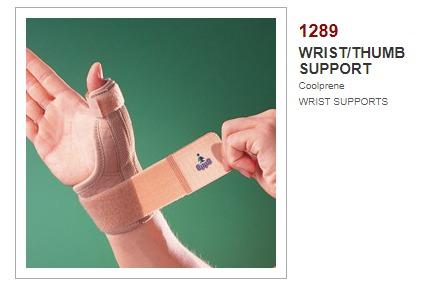 OPPO MEDICAL 1289 WRIST/ THUMB SUPPORT