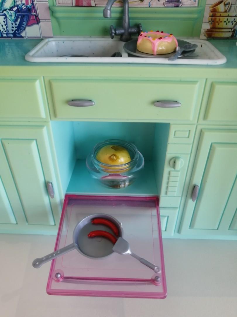 Barbie big kitchen set cheap