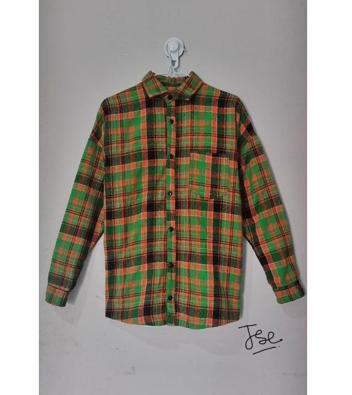 Palm angels deals green flannel