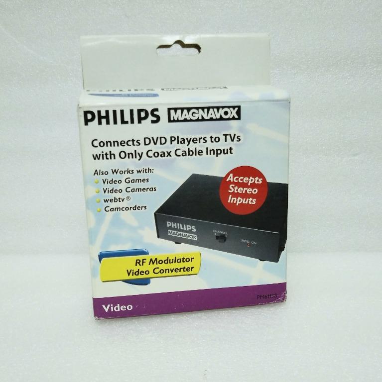 Philips Magnavox / TERK RF Modulator Audio/Video Selector, TV & Home