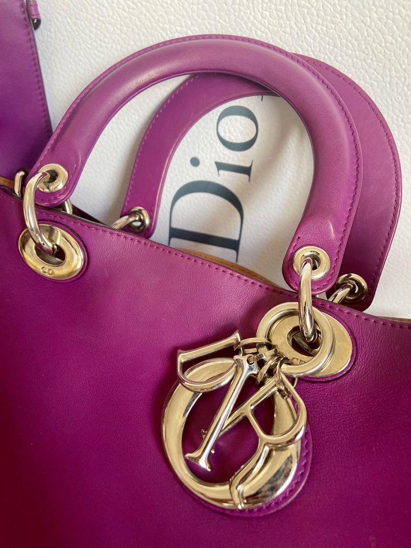 Purple dior bag sale