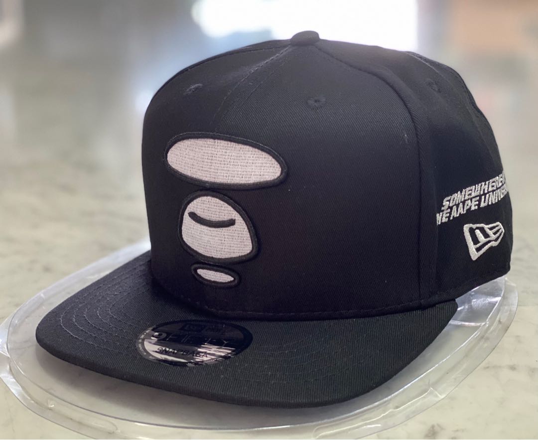 Ready Stock New Era Aape Bathing Ape Bape Snapback Cap
