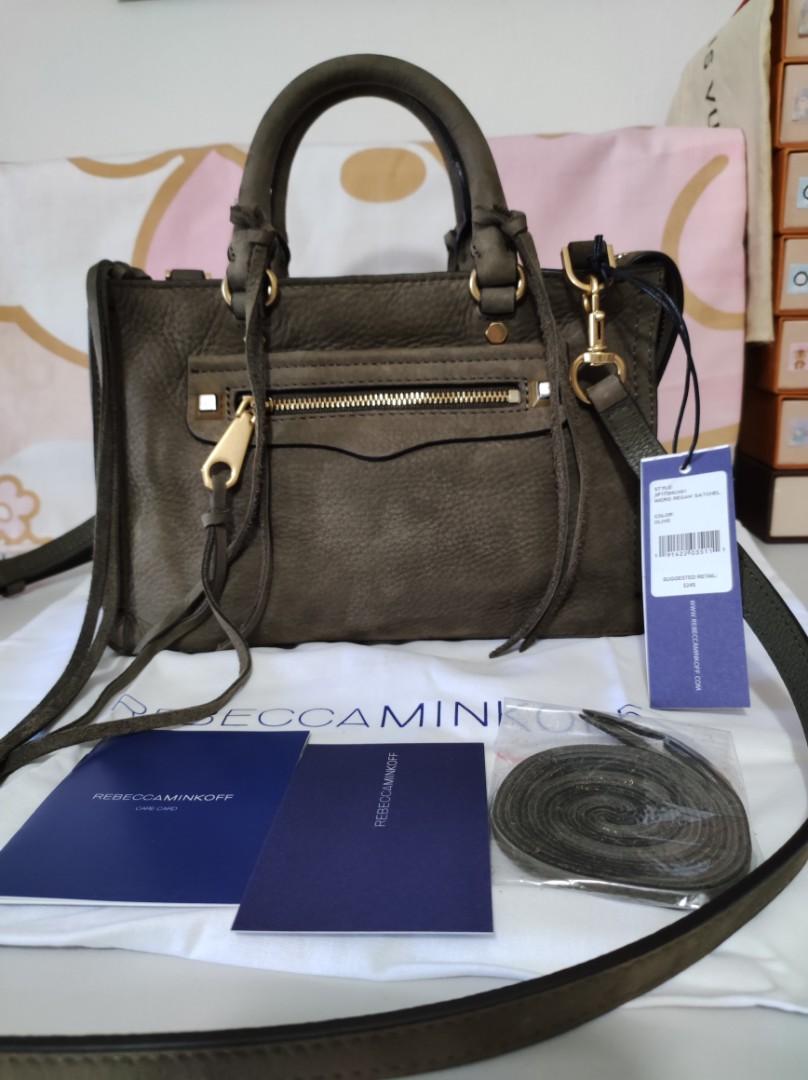 Rebecca minkoff cheap regan nubuck satchel