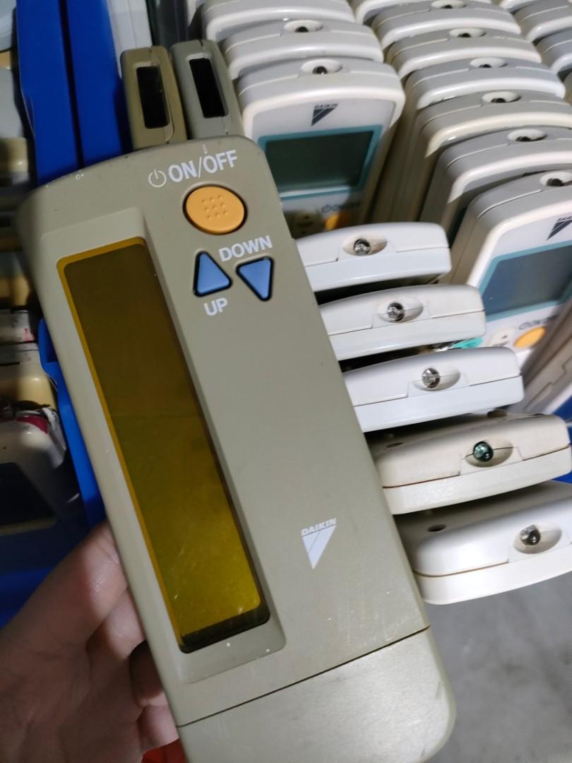 Second hand used aircon remote control, TV & Home Appliances, Air