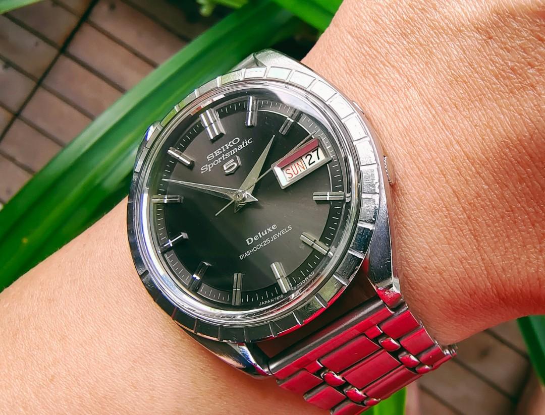 Seiko Deluxe Sportmatic 7619-9020, Men's Fashion, Watches & Accessories,  Watches on Carousell