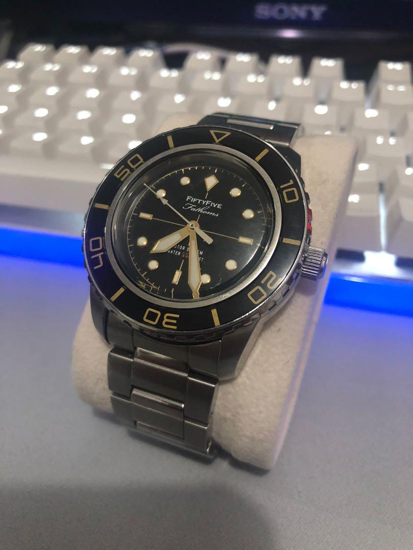 Seiko Fifty Five Fathoms mod, Men's Fashion, Watches & Accessories, Watches  on Carousell