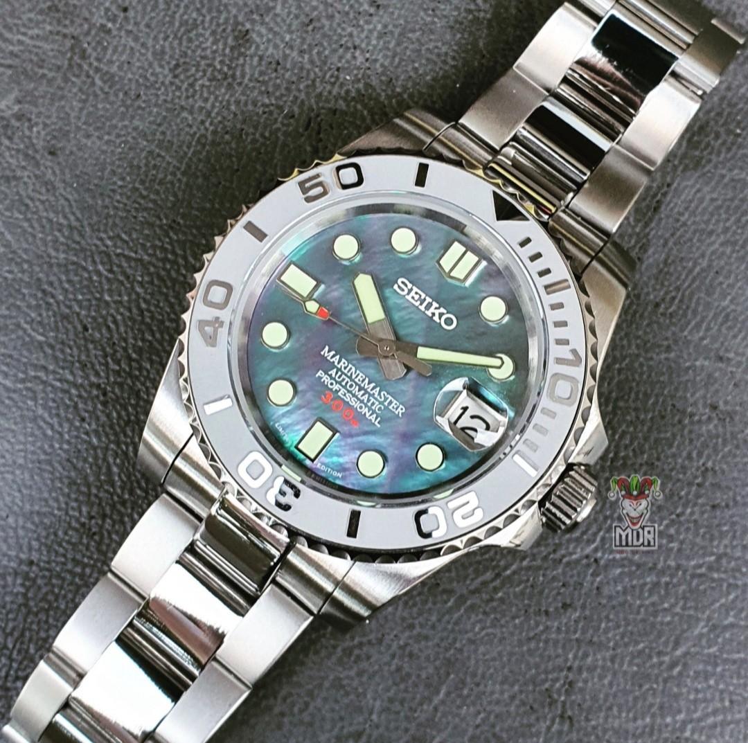 Seiko mod (Blue Mother-of-Pearl) limited edition, Men's Fashion, Watches &  Accessories, Watches on Carousell