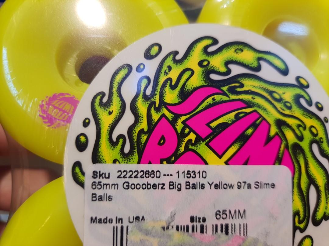 Slime Balls Slime Balls 97a Goooberz Big Balls 65mm (Yellow)