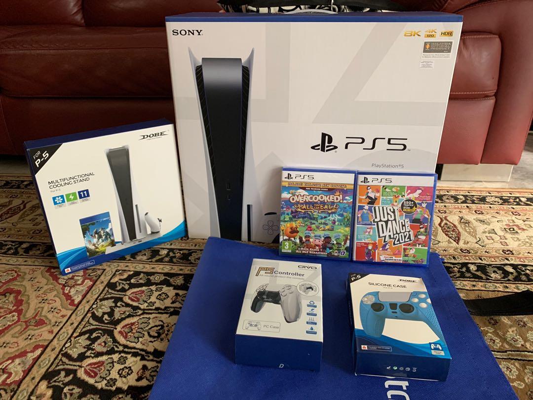 New Sony Black PlayStation 5 PS5 Blu-ray Disc Edition + extras,  Controllers: Wireless, Complete Accessories at Rs 24000 in Rajkot