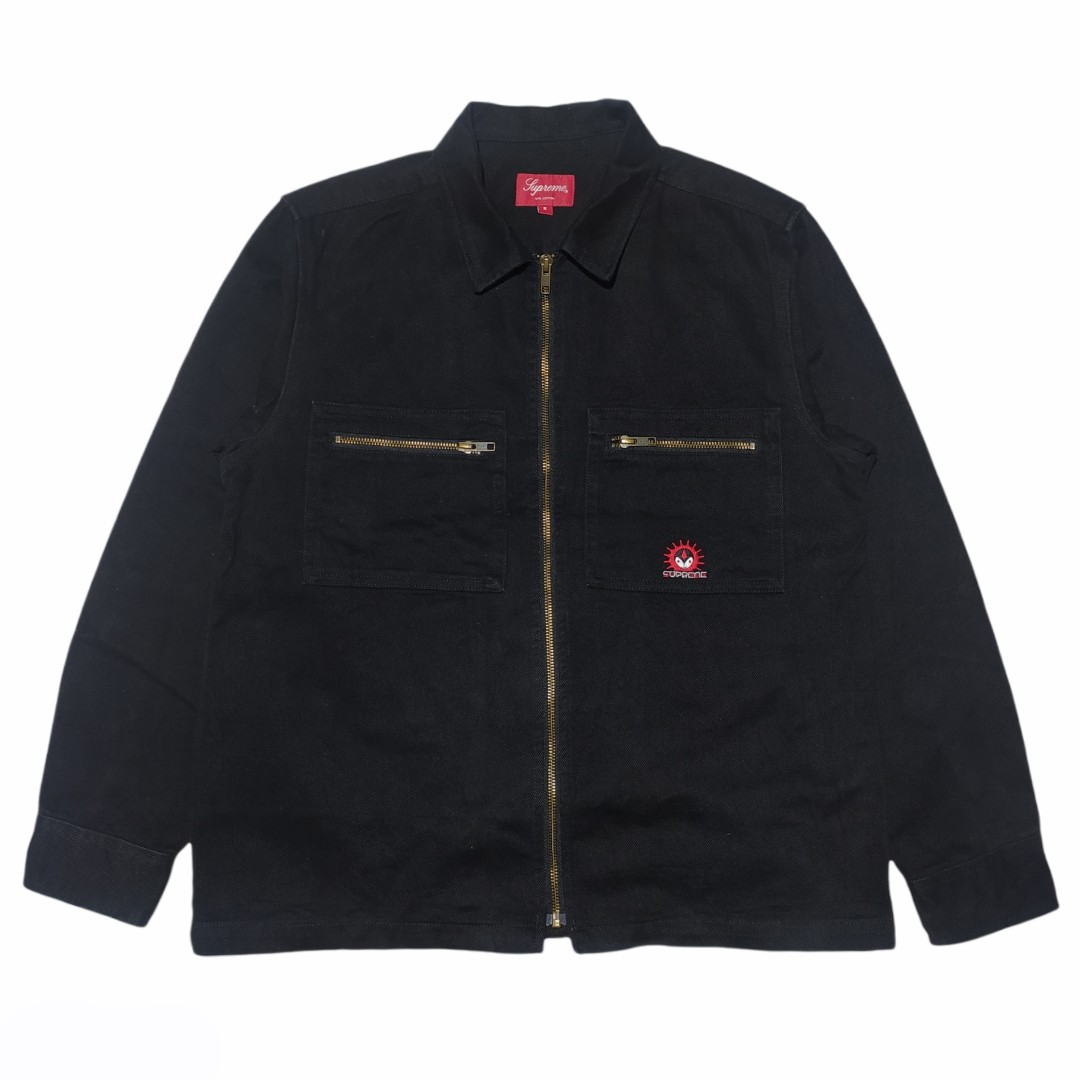 Supreme vampire denim Zip up FW 2018 Fesyen Pria Pakaian Baju