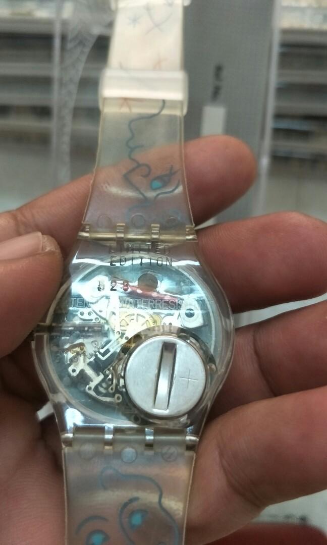 スウォッチ swatch QUARTZ LINDSAY KEMP【稼働品】 - 腕時計